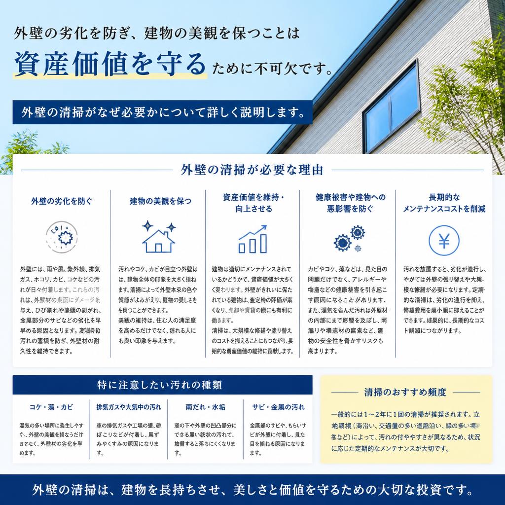 外壁メンテナンスの重要性