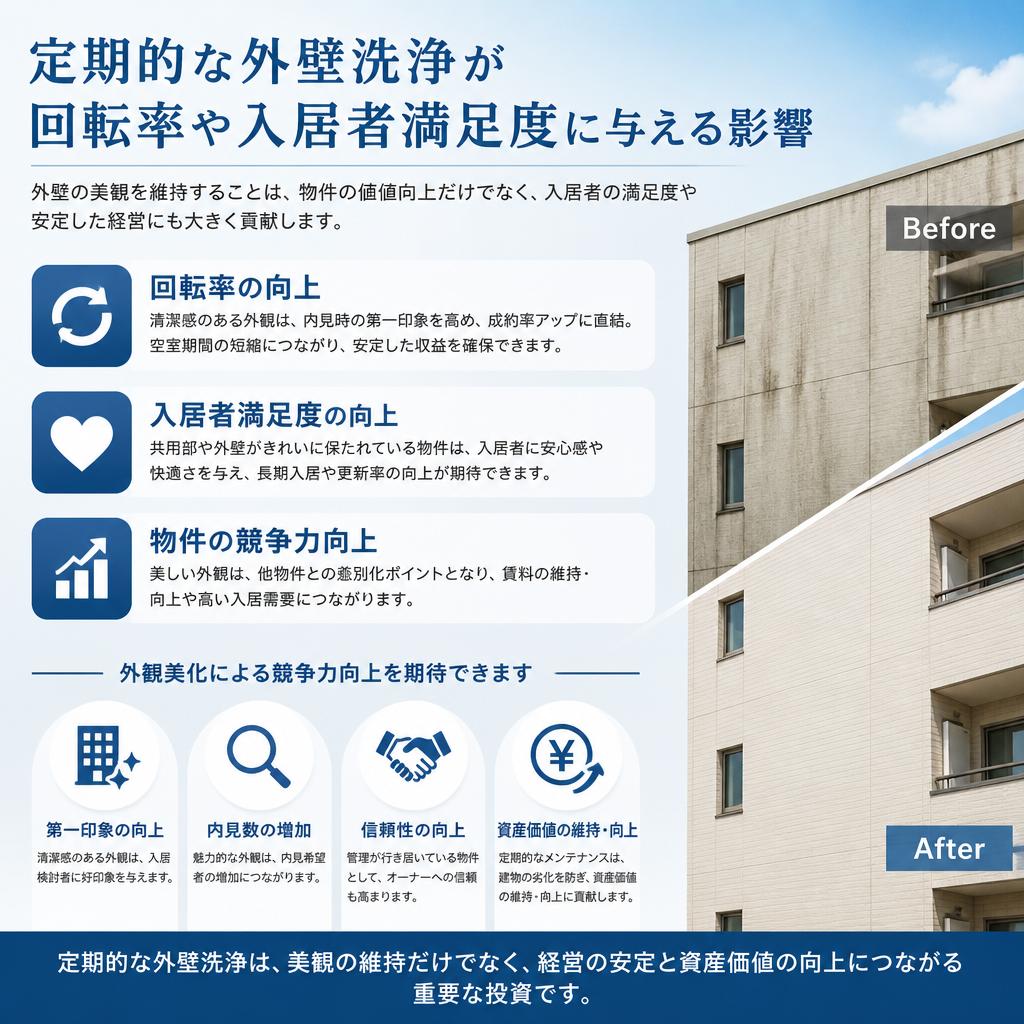 賃貸物件における定期的な清掃のメリット